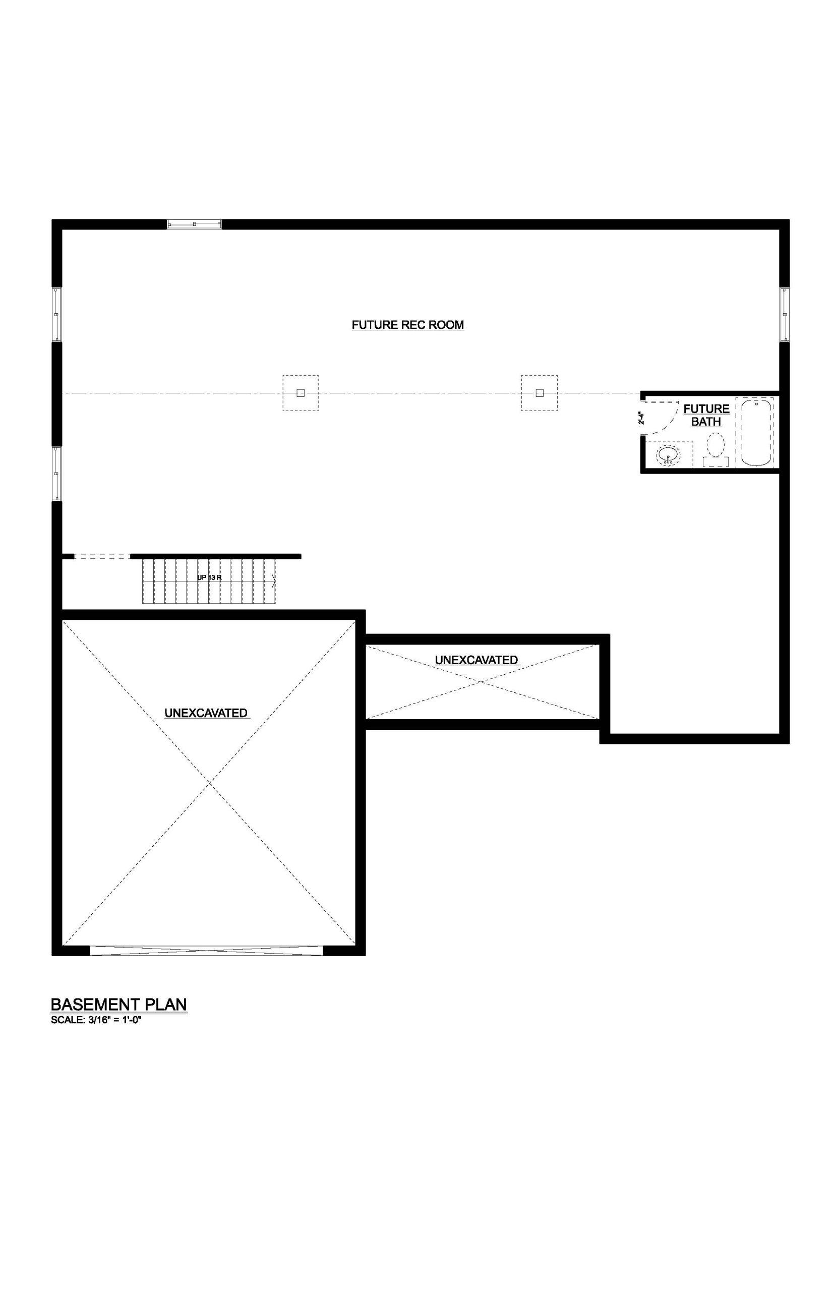 Custom RL - Presentation-BASEMENT PLAN (1) A MP Custom Homes new build home in St. Thomas and surrounding area.